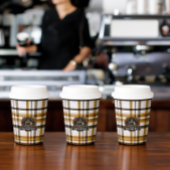 Gobelets En Papier Logo élégant | Moderne et élégant