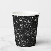 Gobelets En Papier Logo en noir et blanc (Verso)