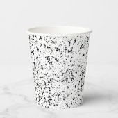 Gobelets En Papier Logo en noir et blanc (Verso)