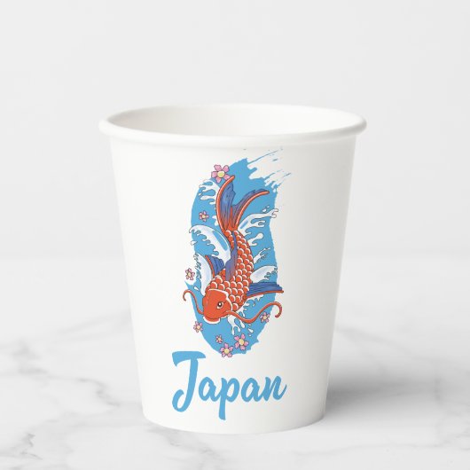 Gobelets En Papier logo Japan Fishing (Recto)