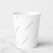 Gobelets En Papier logo personnalisé   (Verso)