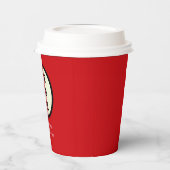 Gobelets En Papier Logo Personnalisé Entreprise Red Business Entrepri (Gauche)