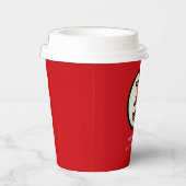 Gobelets En Papier Logo Personnalisé Entreprise Red Business Entrepri (Droite)