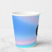 Gobelets En Papier Logo Personnalisé Holographic Crafts (Recto)