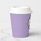 Gobelets En Papier Logo personnalisé Société Lilac Entreprise (Droite)