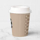 Gobelets En Papier Logo Professionnel Servant des boissons chaudes de (Droite)