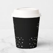 Gobelets En Papier Logo professionnel simple Motif de coeur personnal (Gauche)