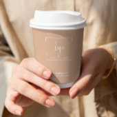 Gobelets En Papier Logo simple et minimal de l'entreprise | Entrepris