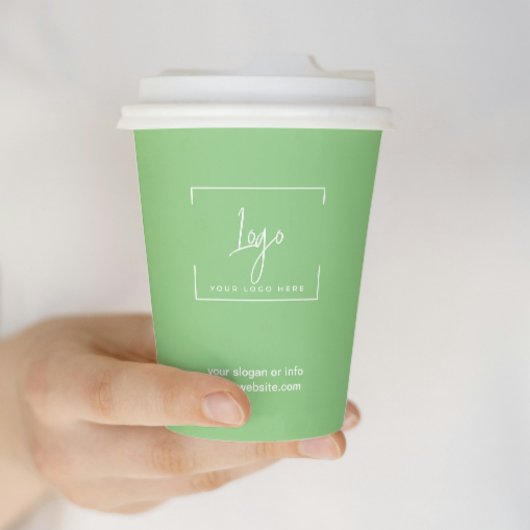 Gobelets En Papier Logo simple et minimal de l'entreprise | Entrepris