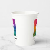 Gobelets En Papier Logo sur mesure Entreprise Petite Entreprise Modèl (Gauche)