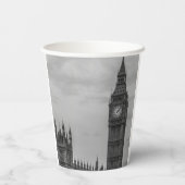 Gobelets En Papier Londres Angleterre Royaume-Uni Big Ben Royaume-Uni (Verso)
