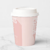 GOBELETS EN PAPIER LONGUE OMBRE FÉLICITES À LA GRADE (Gauche)