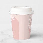 GOBELETS EN PAPIER LONGUE OMBRE FÉLICITES À LA GRADE (Droite)