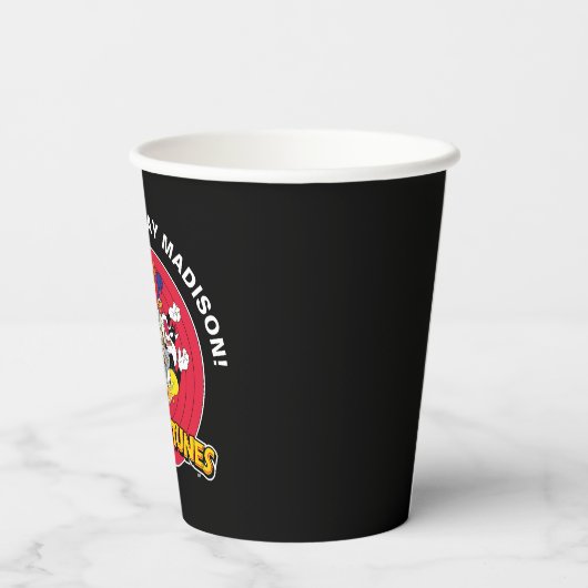 Gobelets En Papier LOONEY TUNES™ - Groupe de caractères | Anniversair (Verso)