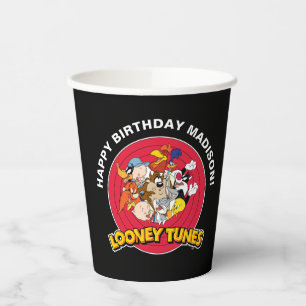 Gobelets En Papier LOONEY TUNES™ - Groupe de caractères   Anniversair