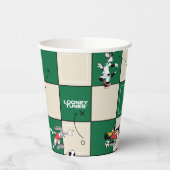 Gobelets En Papier LOONEY TUNES™ Soccer Grid Pattern (Gauche)