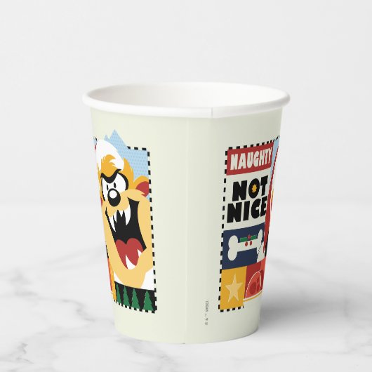 Gobelets En Papier LOONEY TUNES™ TAZ™ Naughty Not Nice (Droite)