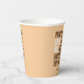 Gobelets En Papier Louange Le Seigneur - Fête De L'Action De Grâce - (Droite)