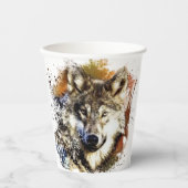 Gobelets En Papier Loup (Recto)