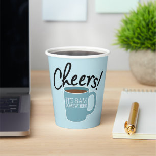 Gobelets En Papier Louveur de café - Bravo! Il est 8h quelque part