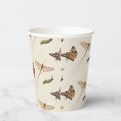 Gobelets En Papier Love Bug Insect Whimsical (Droite)