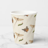 Gobelets En Papier Love Bug Insect Whimsical (Recto)