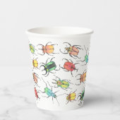 Gobelets En Papier Love Bugs Party (Recto)