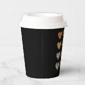 Gobelets En Papier Love Heart Leopard Cute Valentine's Day (Droite)