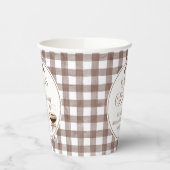 Gobelets En Papier Love Is Brewing Expresso Martini Bow Bridal Shower (Gauche)