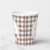 Gobelets En Papier Love Is Brewing Expresso Martini Bow Bridal Shower (Droite)