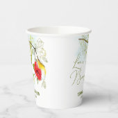 Gobelets En Papier Love Is Brewing Hummingbird Tea Party (Gauche)