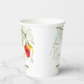 Gobelets En Papier Love Is Brewing Hummingbird Tea Party (Droite)