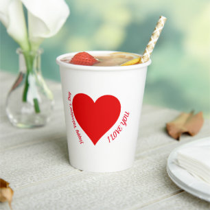 Gobelets En Papier Love Mug