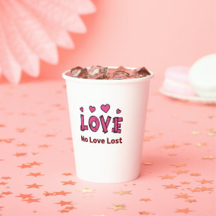 Gobelets En Papier LOVE Mugs