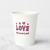 Gobelets En Papier LOVE Mugs (Recto)