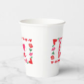 Gobelets En Papier Love Valentine's Day Paper Cups (Droite)