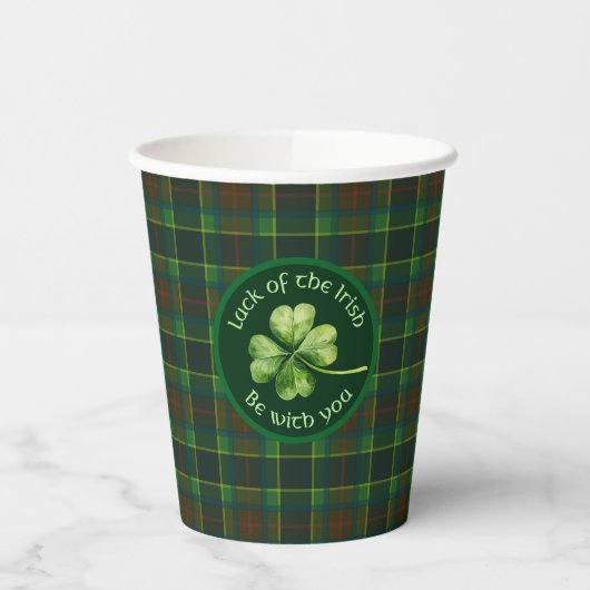 Gobelets En Papier Luck of the Irish (Gauche)