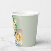 Gobelets En Papier Lucky Charm Shamrock et Baby shower Rainbow (Gauche)