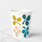 Gobelets En Papier Lucky Clover Shamrock St Patrick`s jour (Verso)