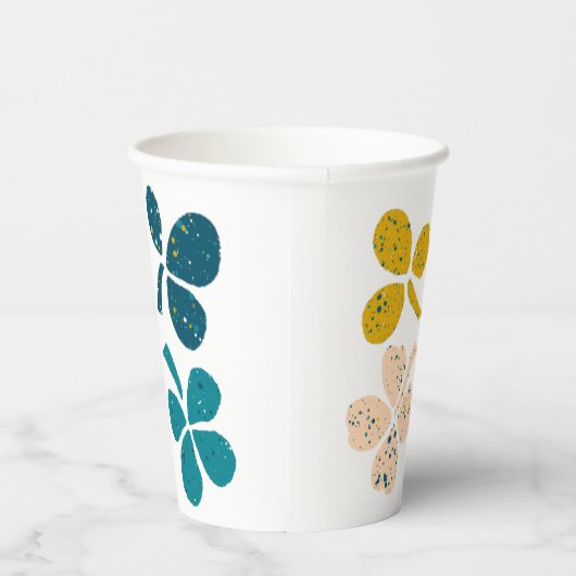 Gobelets En Papier Lucky Clover Shamrock St Patrick`s jour (Droite)