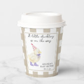 Gobelets En Papier Lucky Duck baby shower (Recto)