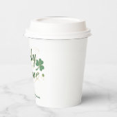 Gobelets En Papier Lucky in Love St Patrick's Moderne Réception de Ma (Gauche)