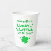 Gobelets En Papier Lucky Little Birthday (Recto)