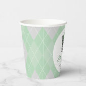 Gobelets En Papier Lucky Little Shamrock St patrick Baby shower (Droite)