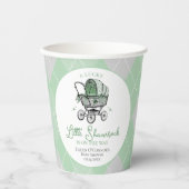 Gobelets En Papier Lucky Little Shamrock St patrick Baby shower (Recto)