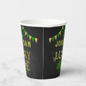 Gobelets En Papier Lucky One St. Patrick's Day 1er anniversaire (Droite)