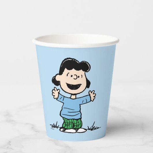 Gobelets En Papier Lucy Avec Bras Large (Recto)