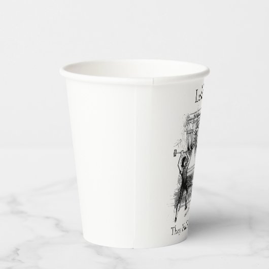 Gobelets En Papier Luddites - Ils Avaient La Bonne Idée (Droite)