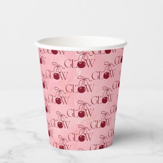 Gobelets En Papier Lueur (Recto)