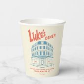 Gobelets En Papier Luke’s Diner Stars Hollow Design (Verso)